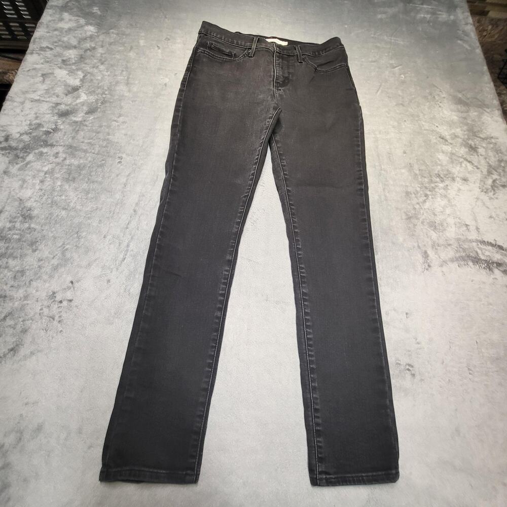 Levis 311 Jeans Womens 28 Black Shaping Skinny Dark Wash Stretch 5-Pocket